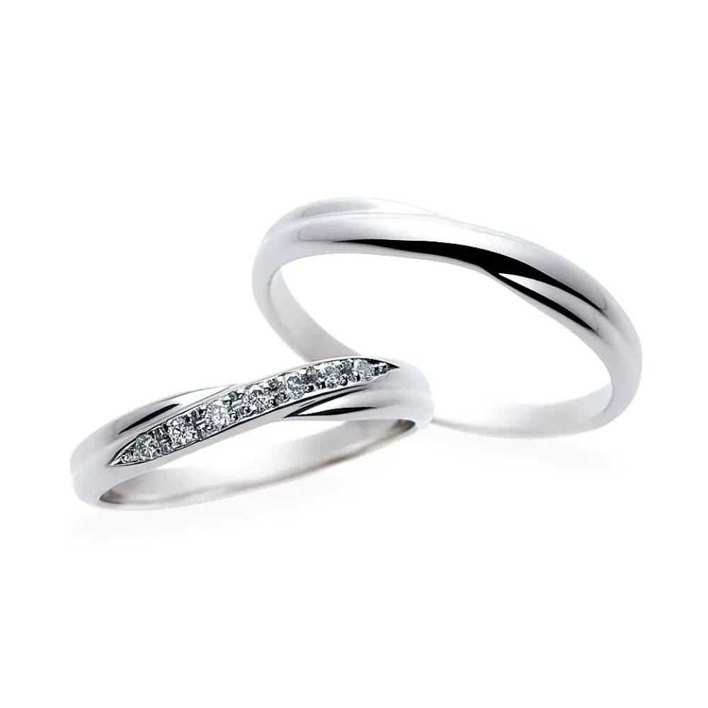 サムシングブルーの結婚指輪SP-814/SP-815 Ribbon