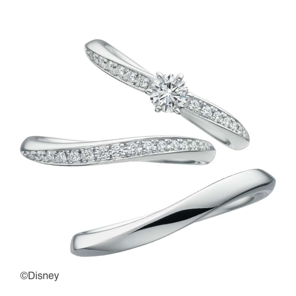 ファンタジアの婚約指輪FSE-912とセットリングの結婚指輪