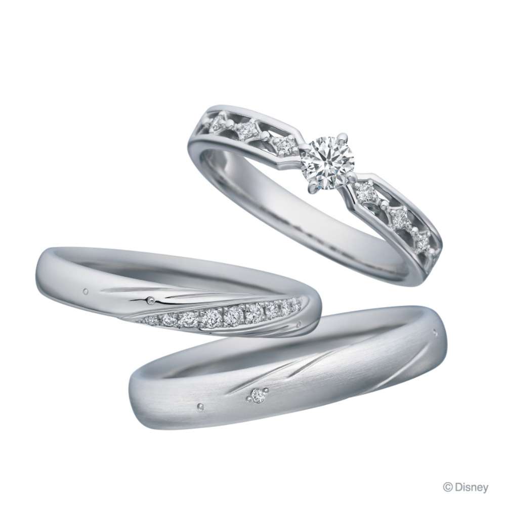 ファンタジアの婚約指輪FSE-931とセットリングの結婚指輪